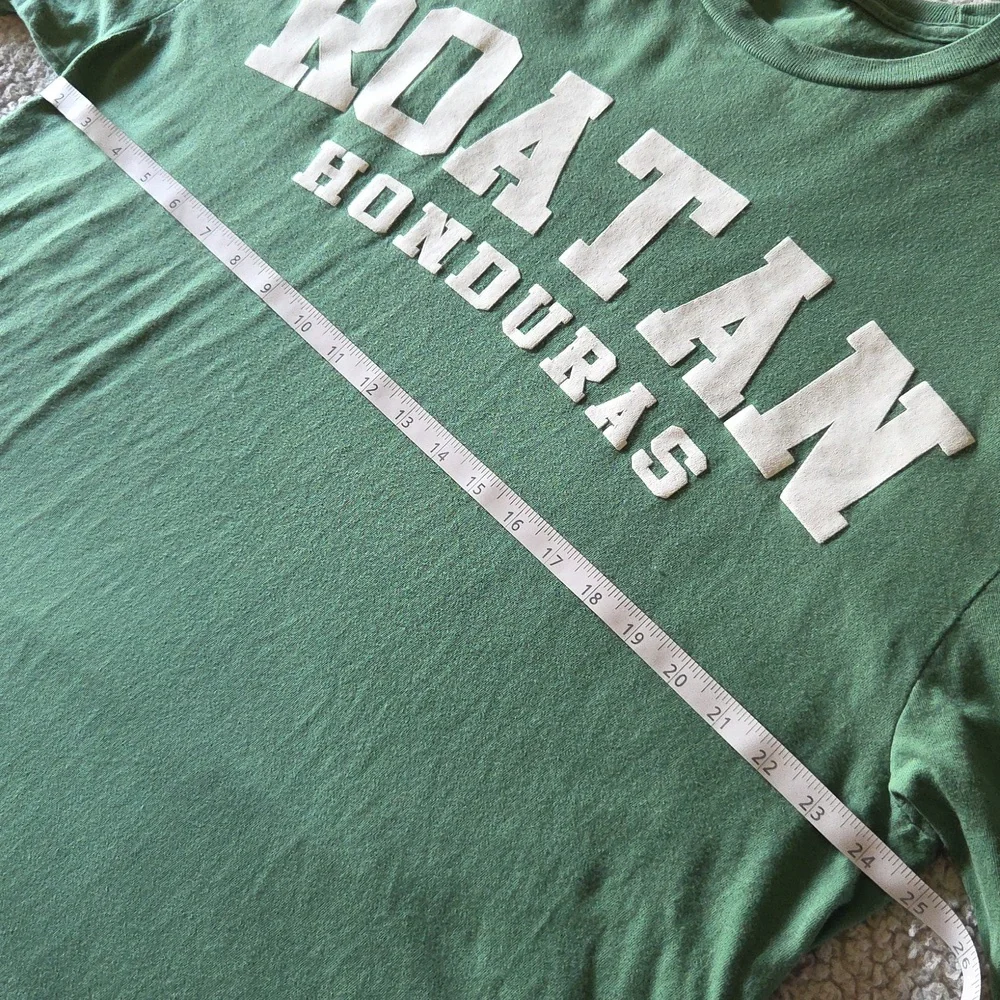 Roatan Honduras 100% Cotton Long Sleeve Graphic T-shirt - Picture 5 of 7